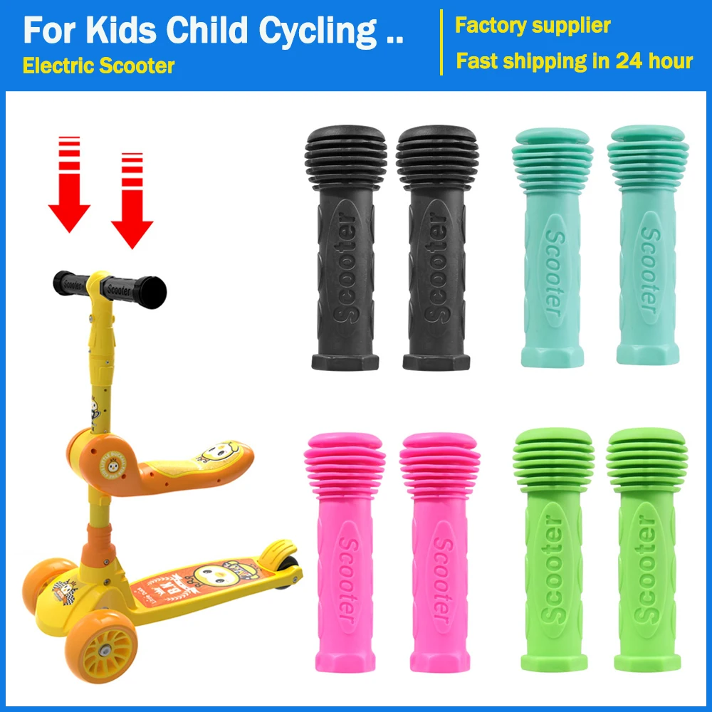 Anti-skid Rubber Bike Bicycle Handle Bar Grips Tricycle Scooter Handlebar for Kids Child Cycling Handle Bars Riding Accessories