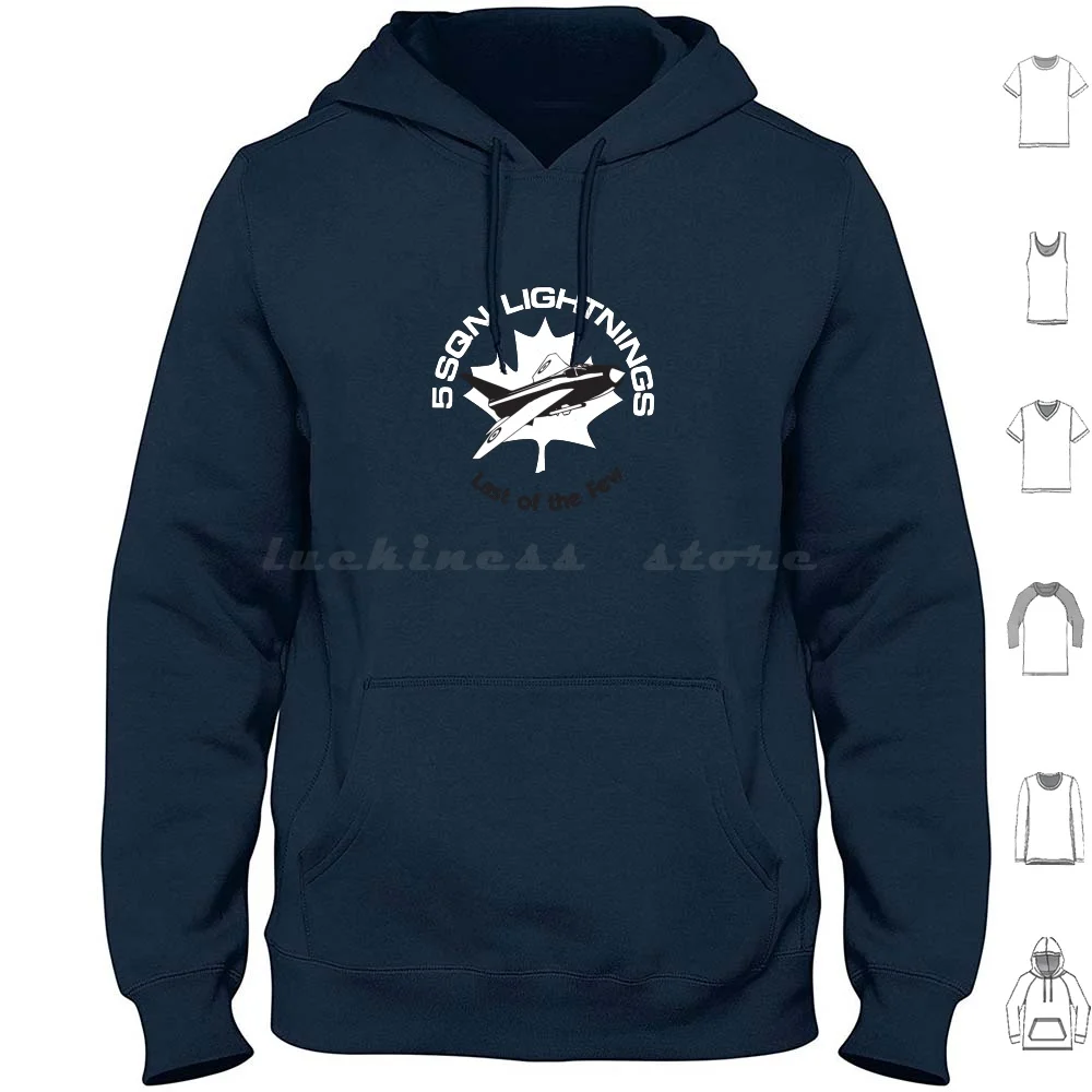 5 Squadron Lightning 'last Of The Few' Hoodies Long Sleeve Raf English Electric Royal Air Force Jet Fighter Warbird