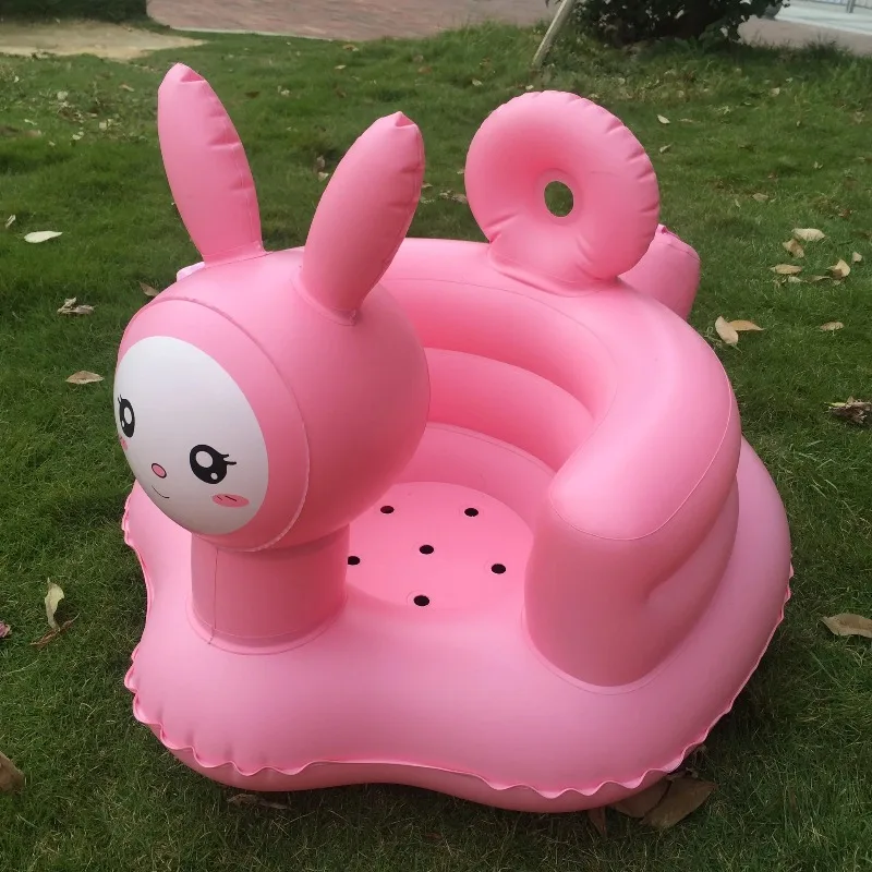 3ヶ月～36ヶ月向けの内蔵ポンプ付きインフレータブルベビーシート、授乳、キャンプ、旅行用の幼児用ソファシート