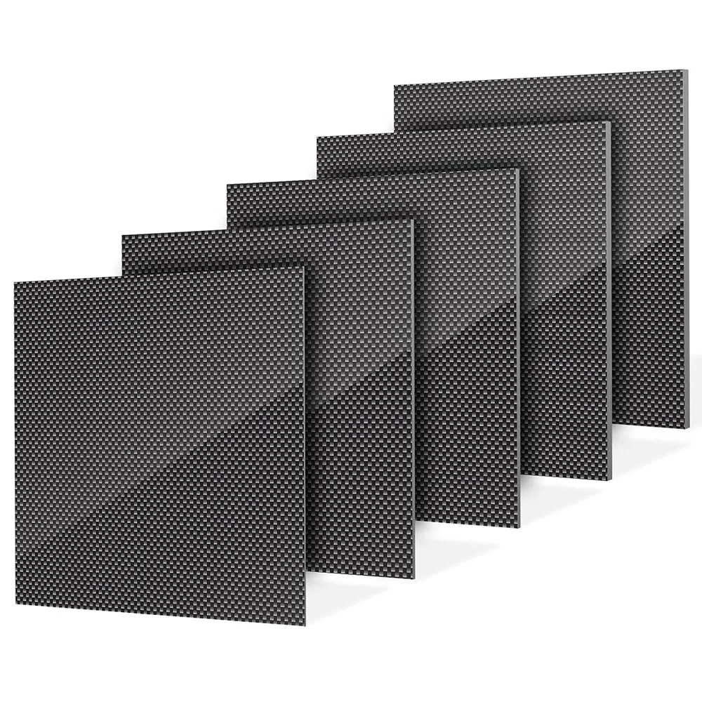 

2-5mm 500*500mm 3K Twill Matte Carbon Fiber Sheet High Hardness Panel for Aerospace Industrial Manufacturing Parts