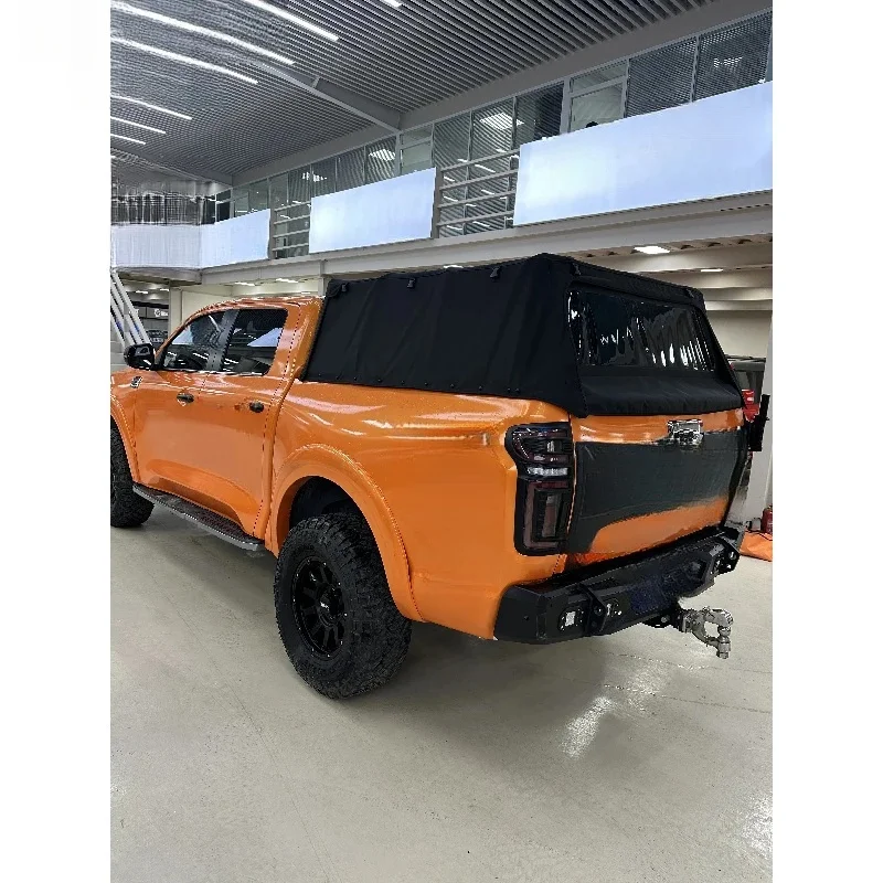 Yatilans Selected Durable Car PartsHigh Quality Fully Enclosed TPU Transparent Film Soft Top Pickup Bed High Cover