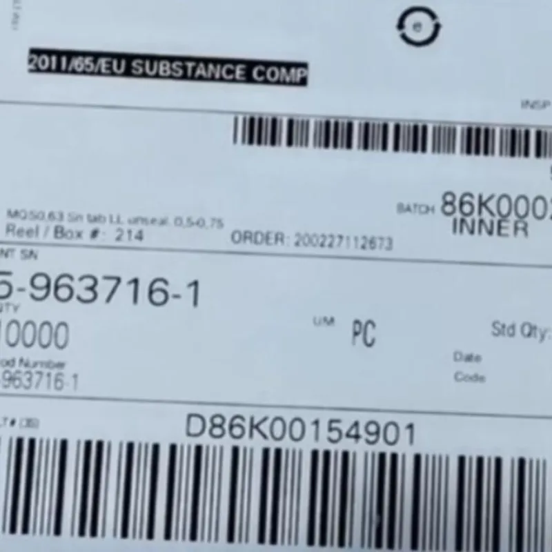 

10000pcs/lot 5-963716-1 963716-1 for:18-20AWG 100% New