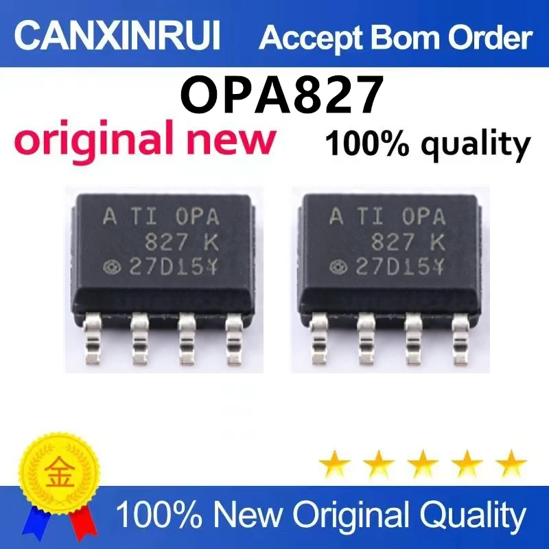(5pcs-100pcs)Brand new original OPA827AIDR OPA827AID OPA827A operational amplifier package SOP8