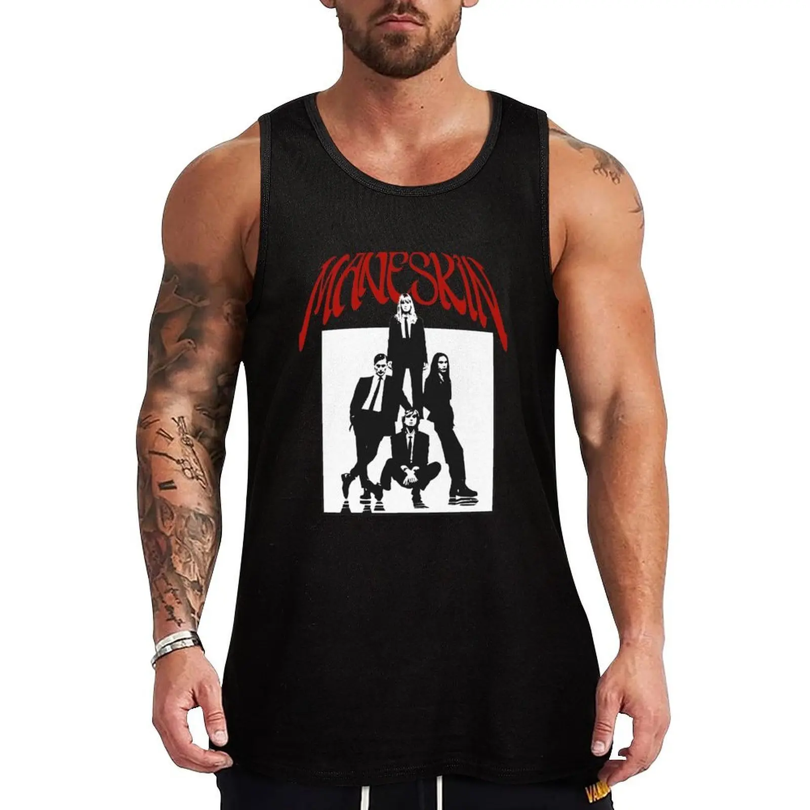 

Maneskin Tank Top Top singlet for men male top