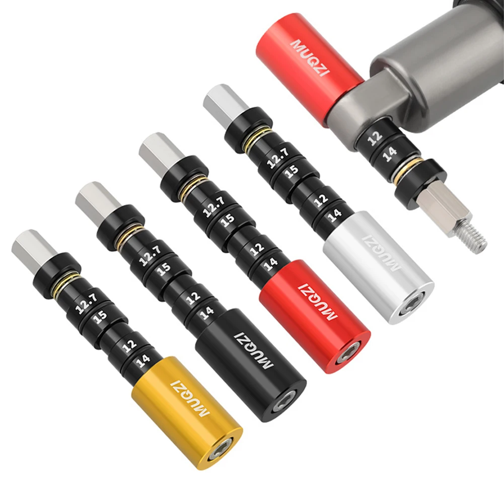 

MTB Rear Shock Bushing Tool with 2 Adapters Rear Suspension Bushing Removal Installation Tool MTB Bike Rear Shock Repair Tool