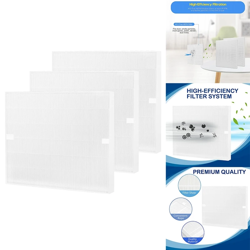 2 Pcs AP-1512HH True HEPA Filter Replacement For Coway AP-1512HH AP1512HH Air Purifier, AP-1512HH-FP, NO 3304899