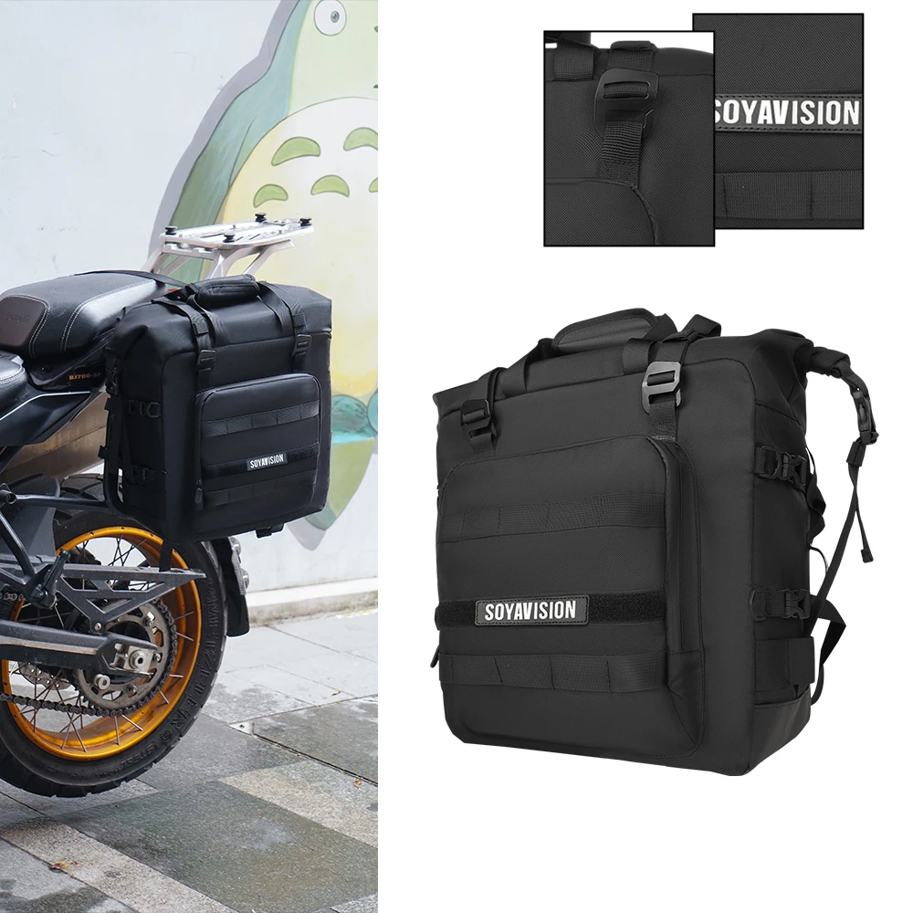 

Motorcycle Side Bags Universal Travel Motorbike SaddleBag Panniers Tail Luggage for Harely BMW Yamaha KTM Honda