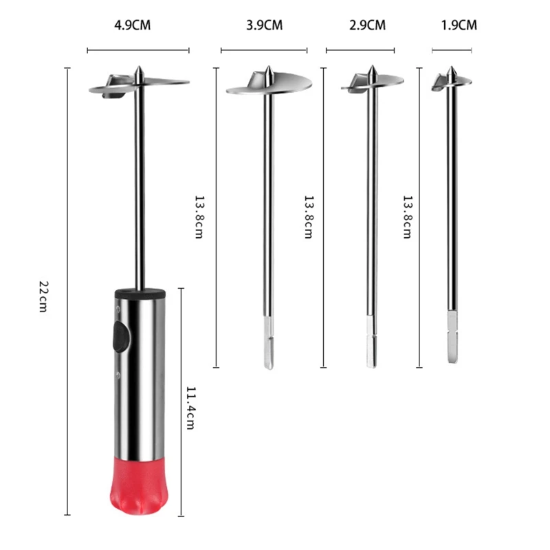 Drill Vegetable Fruit Corer with Ergonomic Handle Denucleator for Coring, Hollowing Out Zucchini Potato Carrots