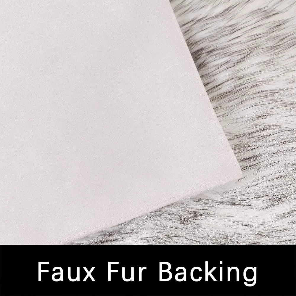 Imagem -04 - Tapete de Pele de Carneiro Falso para Sala de Estar Tapete Tapetes Tapetes Quarto Casa Escritório Grande Super Grande 12x12