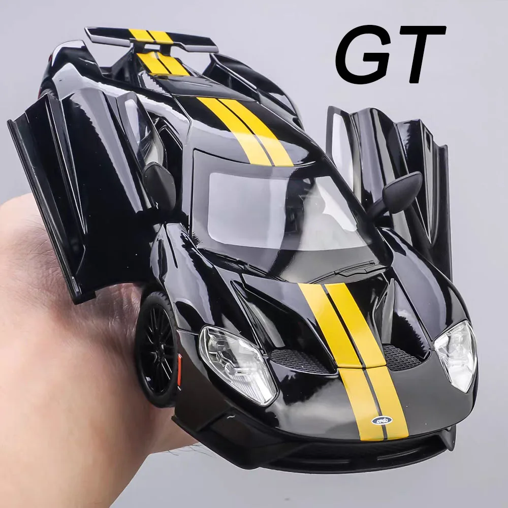 1:24 GT Valkyrie Giocattoli Modelli di auto Pressofuso Tirare indietro Auto sportiva Suono leggero Veicoli in miniatura Modello Regali perfetti per i ragazzi