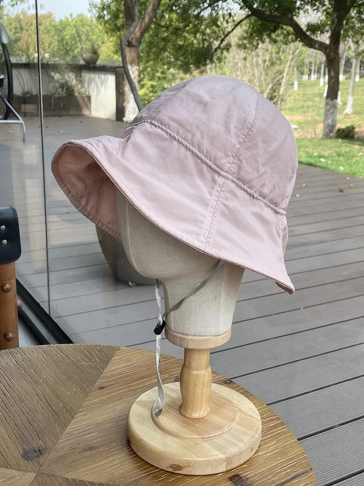 

Large brim foldable sunshade sunscreen bucket hat women's outdoor quick-drying light breathable sun basin hat