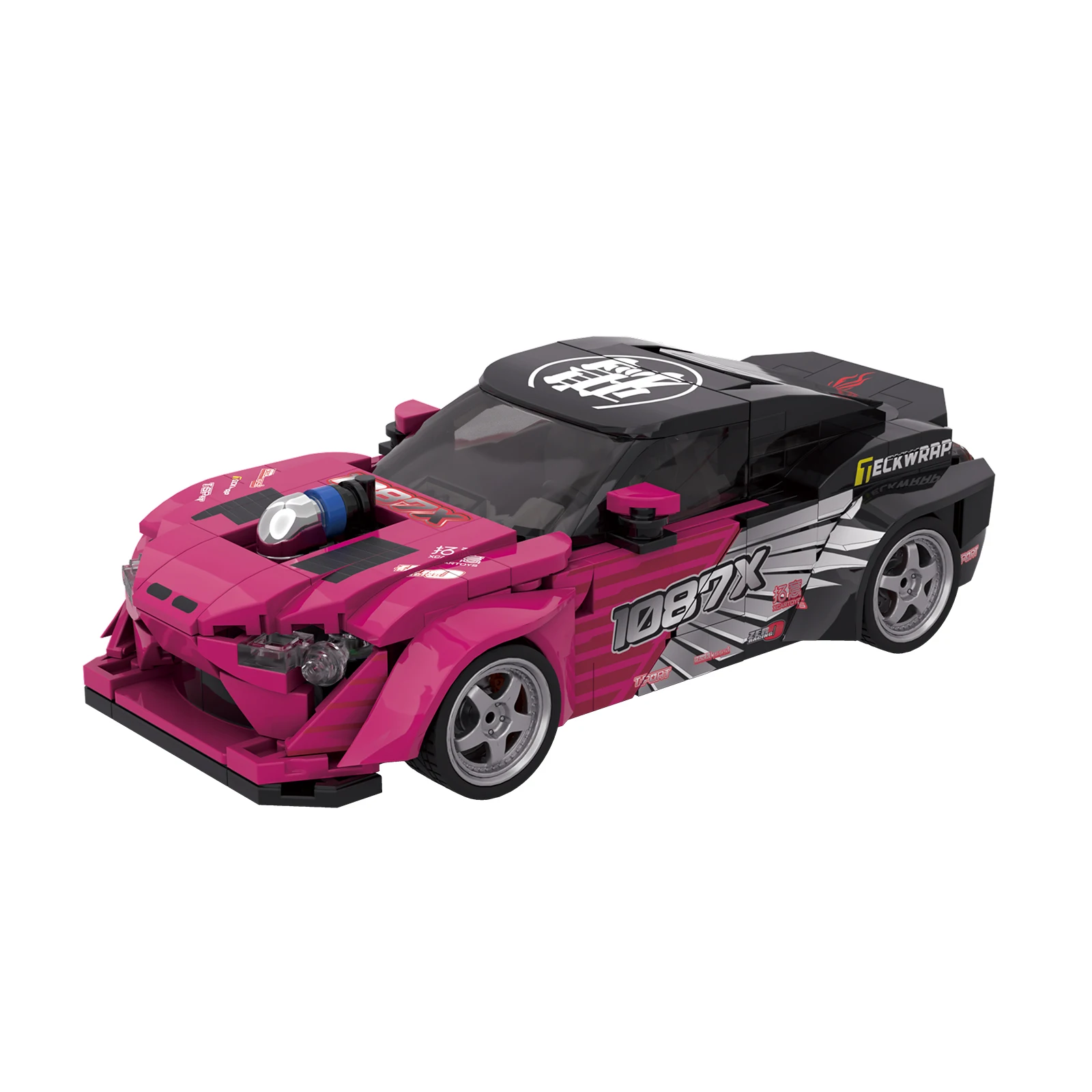 

PB8851 1087X Series 8Grid Набор для сборки автомобилей MOC Технические кирпичи с пользовательскими наклейками для модели дисплея