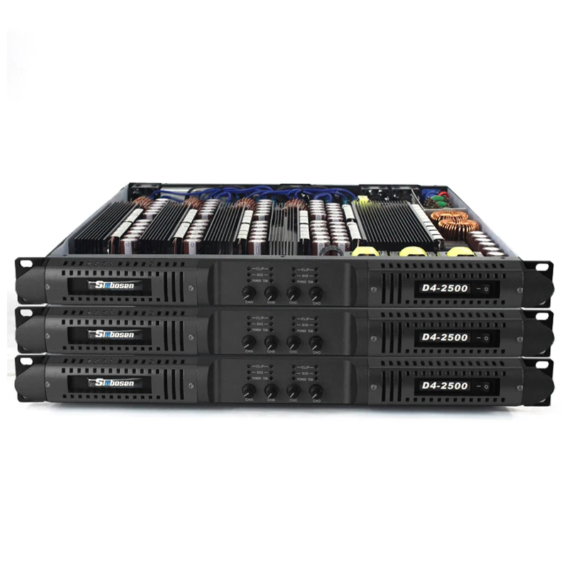 Studio Master Hi Power Audio Class D 1u Home Theater Receiver Power Amplifier