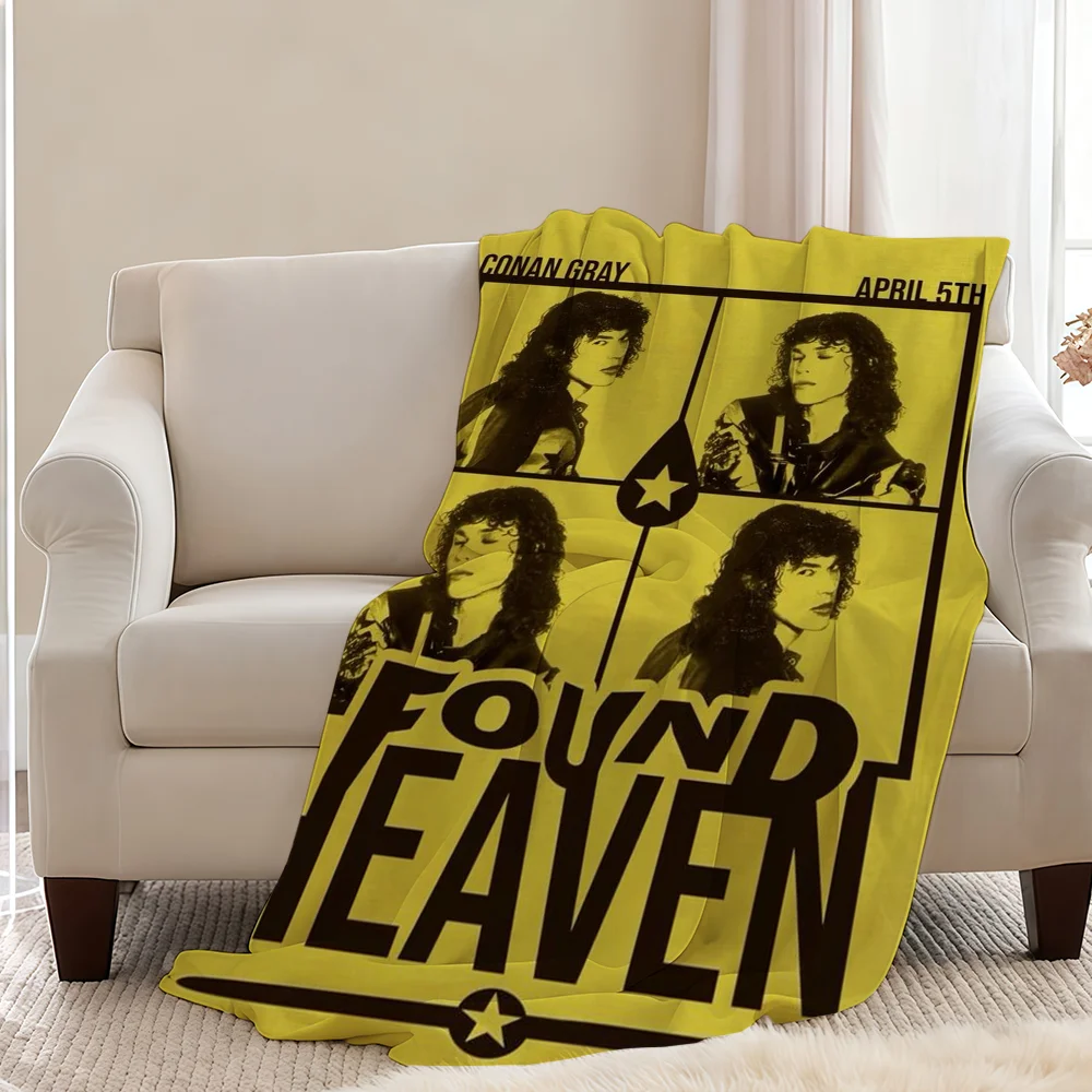

Singer Conan Gray Blanket Throw Super Cosy Plush Living Room Sofa Couch Childish Birthday Gifts