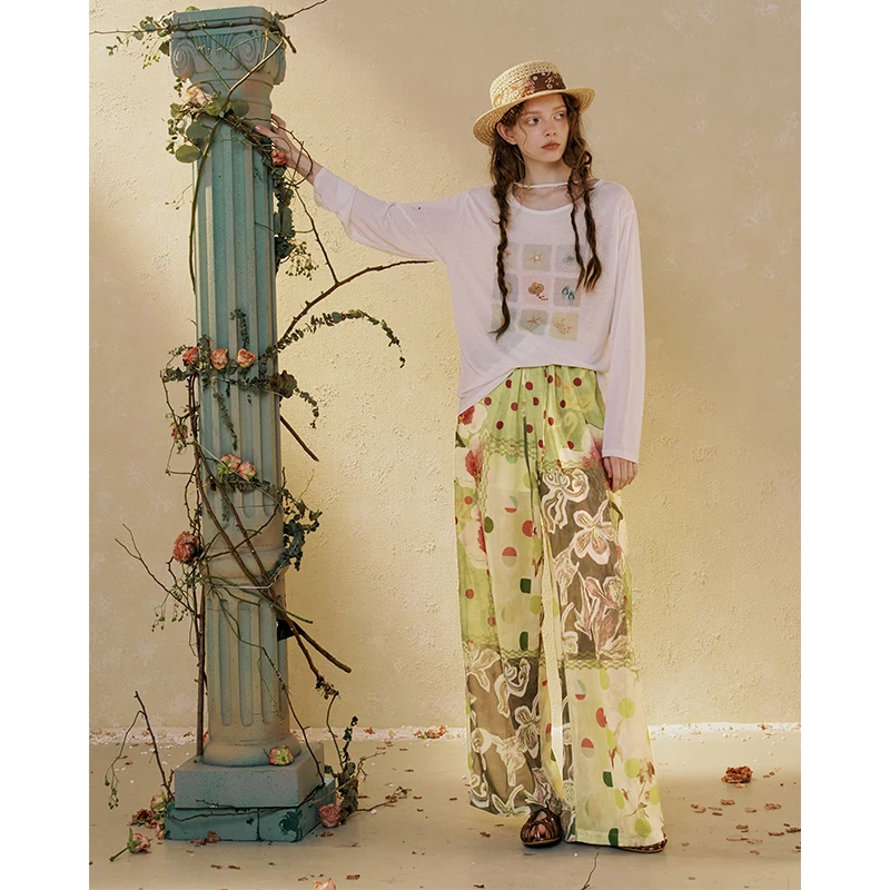 Calças femininas ELFSACK multi - Palazzo Pant Wide avaliação e preço