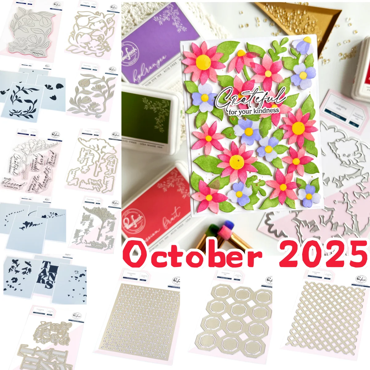 Freesia الأزهار شعرية غطاء قطع معدنية يموت واضح Stamps Stencil الساخن احباط DIY بها بنفسك صنع بطاقة سجل القصاصات الديكور 2025 #1