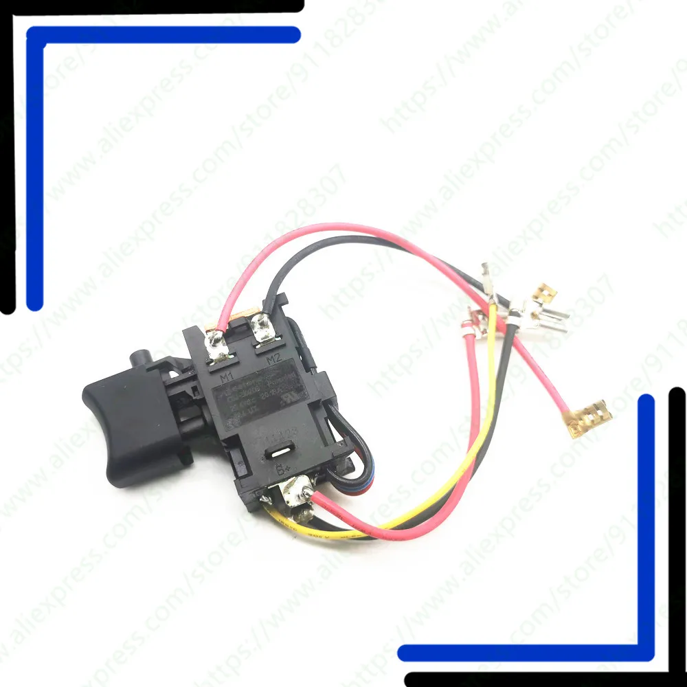 Interruptor genuíno para Makita HP457D DF457DWE DF457D HP347D DF347D HP457 DF347DWE broca de parafuso sem fio