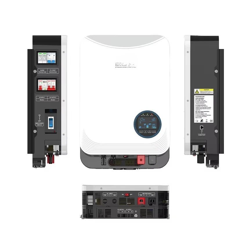 CE-zertifizierter 4,2-kW-Einphasen-Hybrid-Solarwechselrichter, All-In-One, netzunabhängig, 24 V, 220 V, Heimstrom, WLAN, aktiviert für den Heimgebrauch