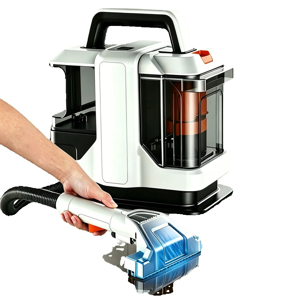 Fleckenreiniger 400W-750W 9/15KPa Handstaubsauger für Teppiche, Sofas und Vorhänge mit Sprüh- und Saugfunktion Integrierte Haushaltsreinigungsmaschine