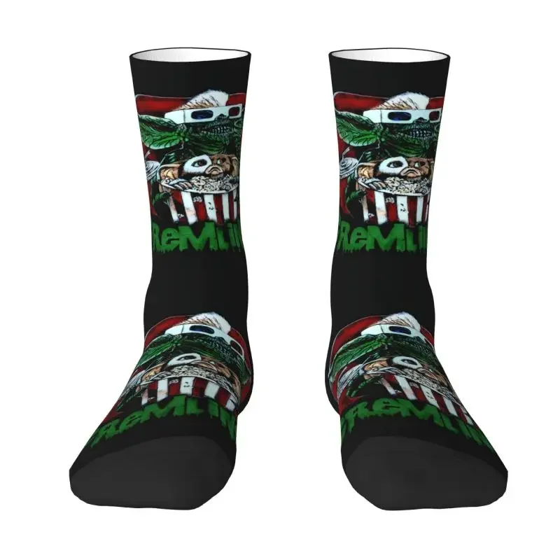 Cool Printed Gremlins Socks for Men Women Stretch Summer Autumn Winter Gizmo 80s Movie Mogwai Horror Retro Crew Socks