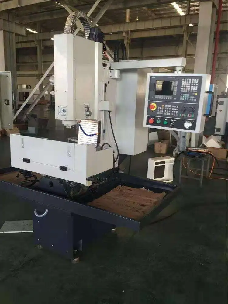 3-Axis vertical numerical control milling machine with system