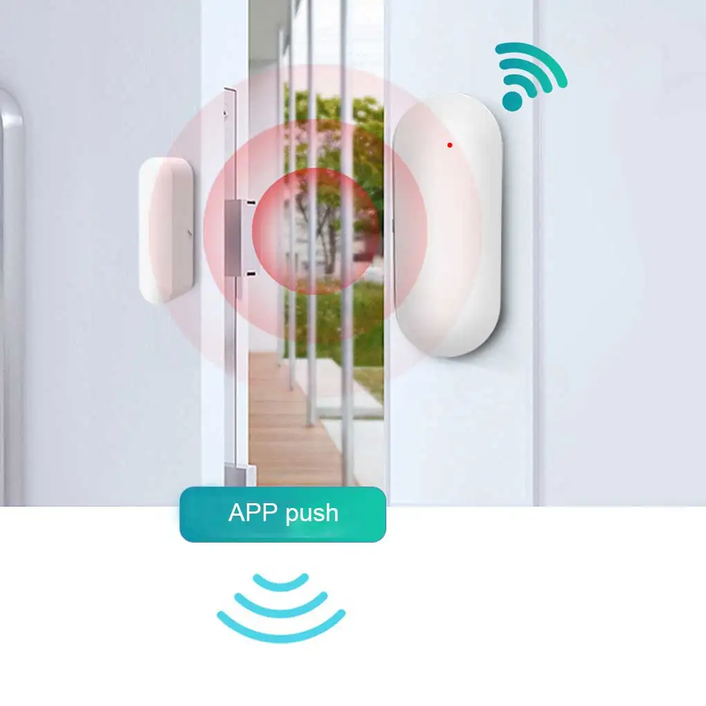 ワイヤレス窓警報器 オフィスドアセキュリティシステム センサーアクセサリ