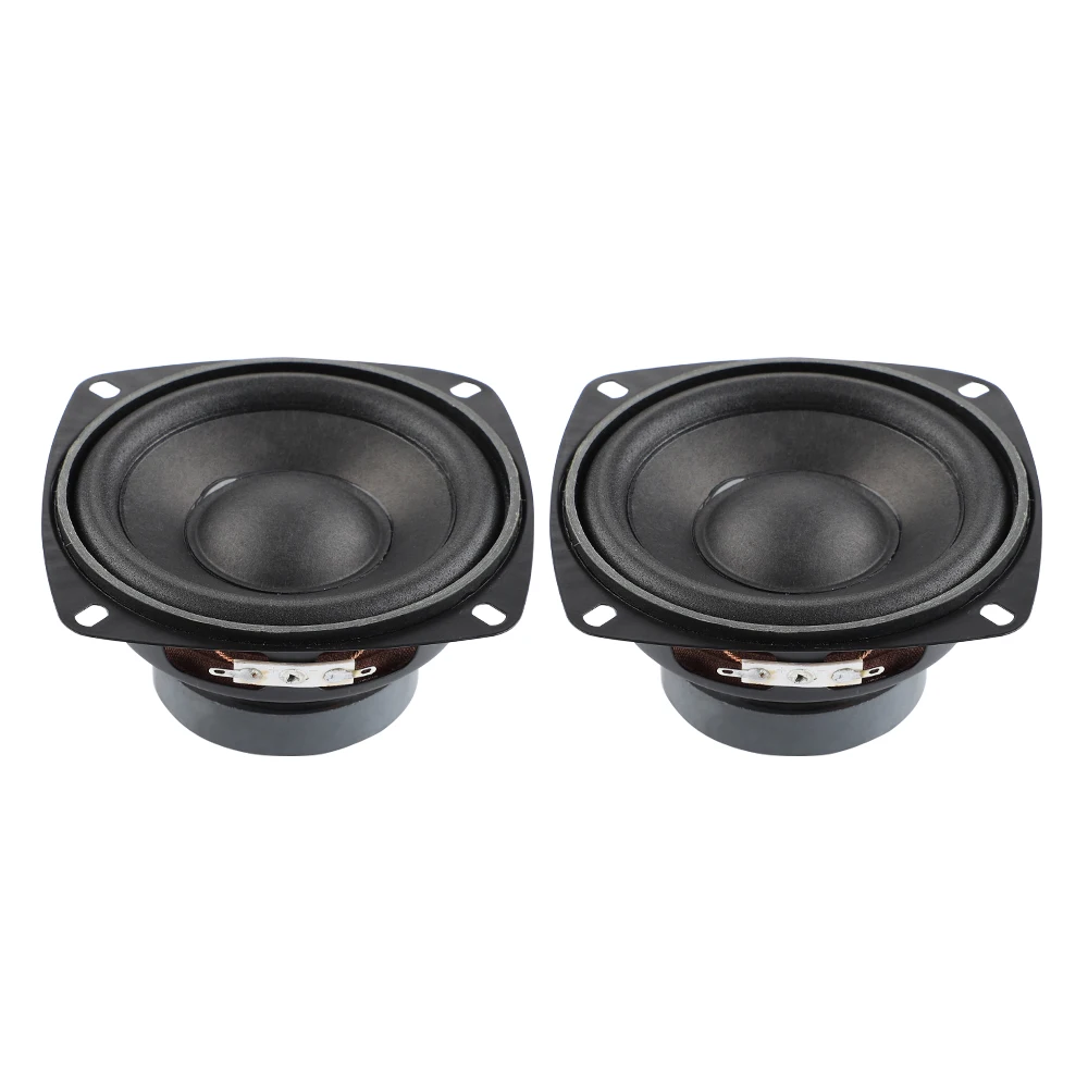 AIYIMA 2Pcs 4 Inch Audio Speakers 4 Ohm 20W Full Range Loudspeaker Home Theater Tweeter Midrange Woofer Sound Amplifier Speaker