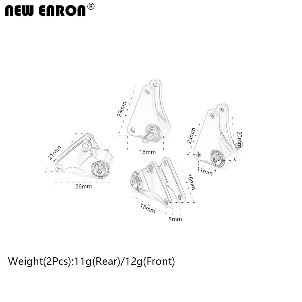 NEW ENRON Alloy #7158 Front & Rear Rocker Arms for RC Short Truck Car Traxxas 1/16 E-Revo 71054 VXL 71076 Summit Slash 4WD 70054