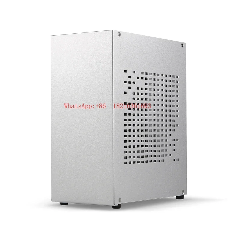 NEW2026    A07 Mini Computer All Aluminum Desktop Backpack Game Case 4.3L Heat Dissipation Graphics Card Small 1U Power Sup