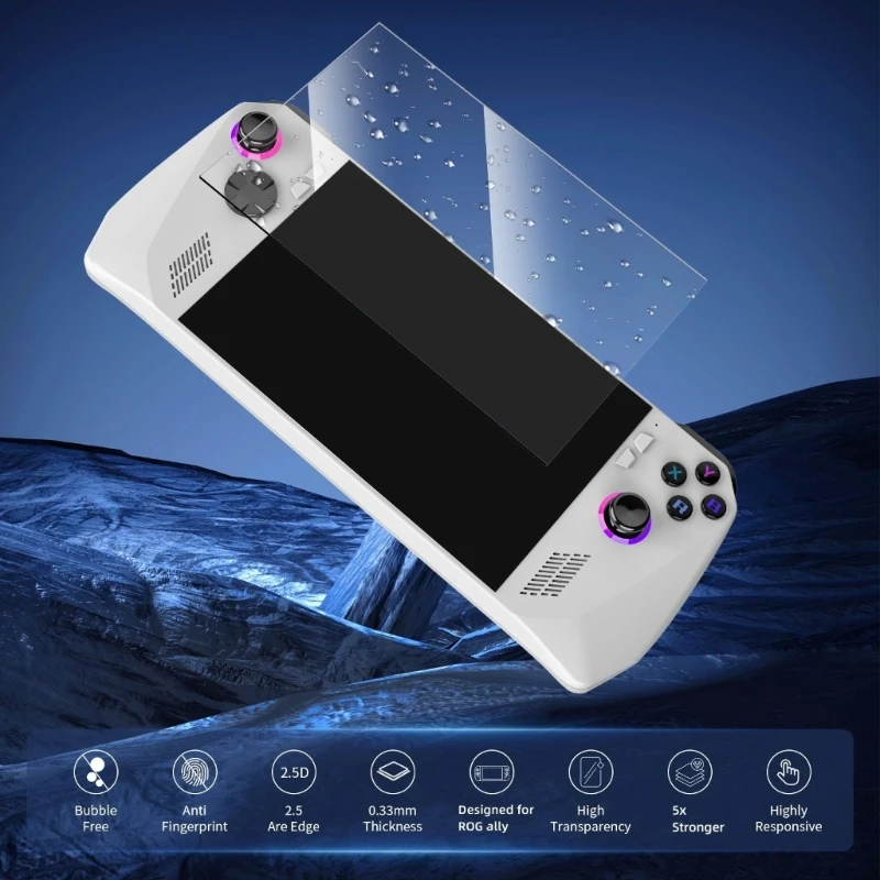 Universal Gaming Handheld Screen Protections Clear Screen Shielding Protective Screen Film Upgrades Suitable for Gaming