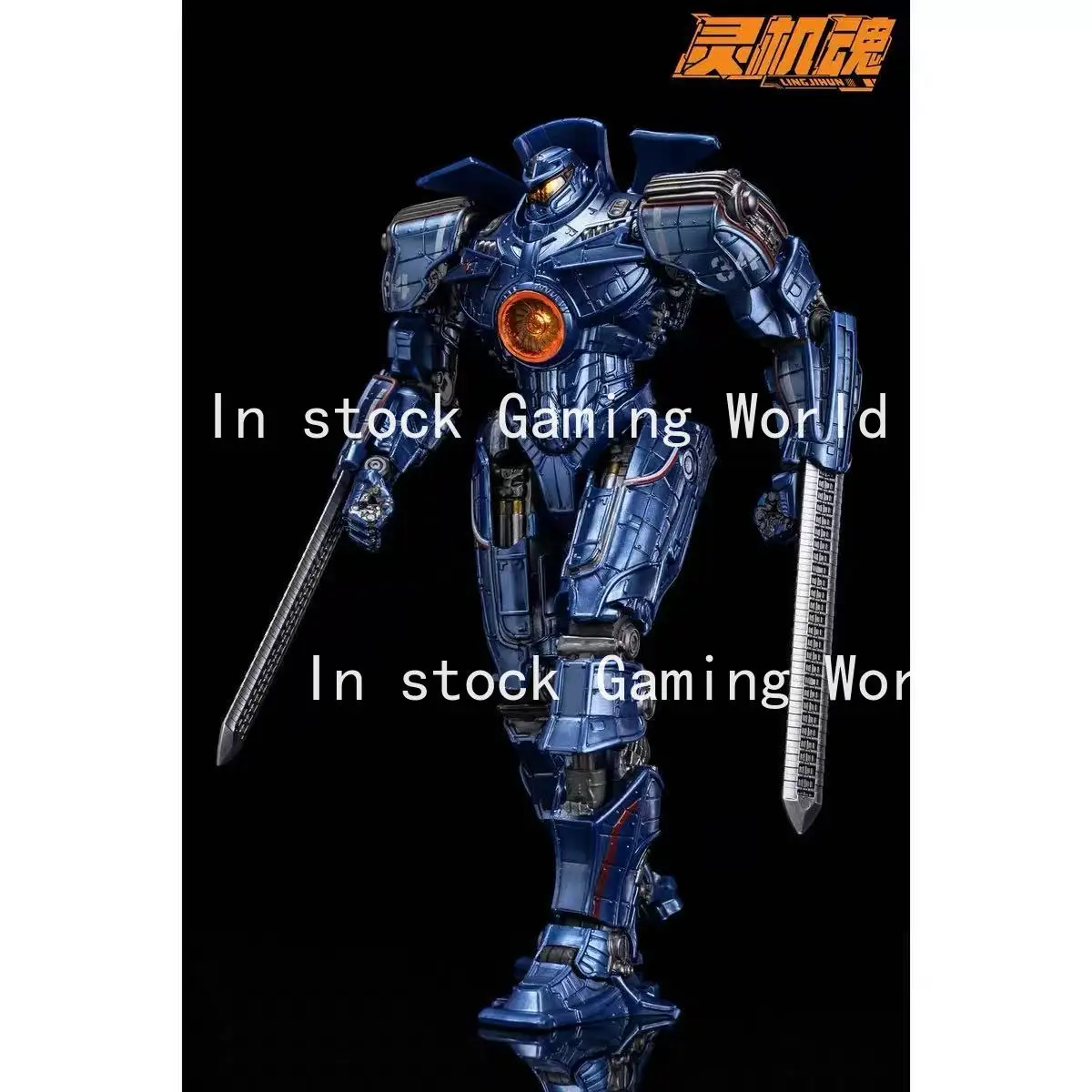 In Stock Lingjihun Pacific Rim Gypsy Danger Mecha Movable Luminous Doll Toy Collectible Gift view 3