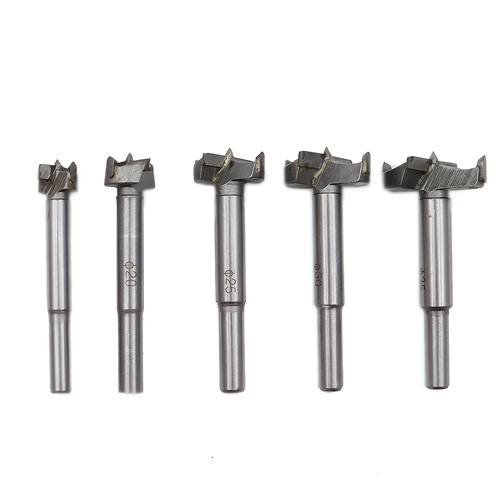 

‌ "Набор кольцевых пил по дереву 5 шт. - сверла 15/20/25/30/35 мм для растачивания петель, пилотных отверстий и деревообработки | Резак для открывания отверстий" ‌