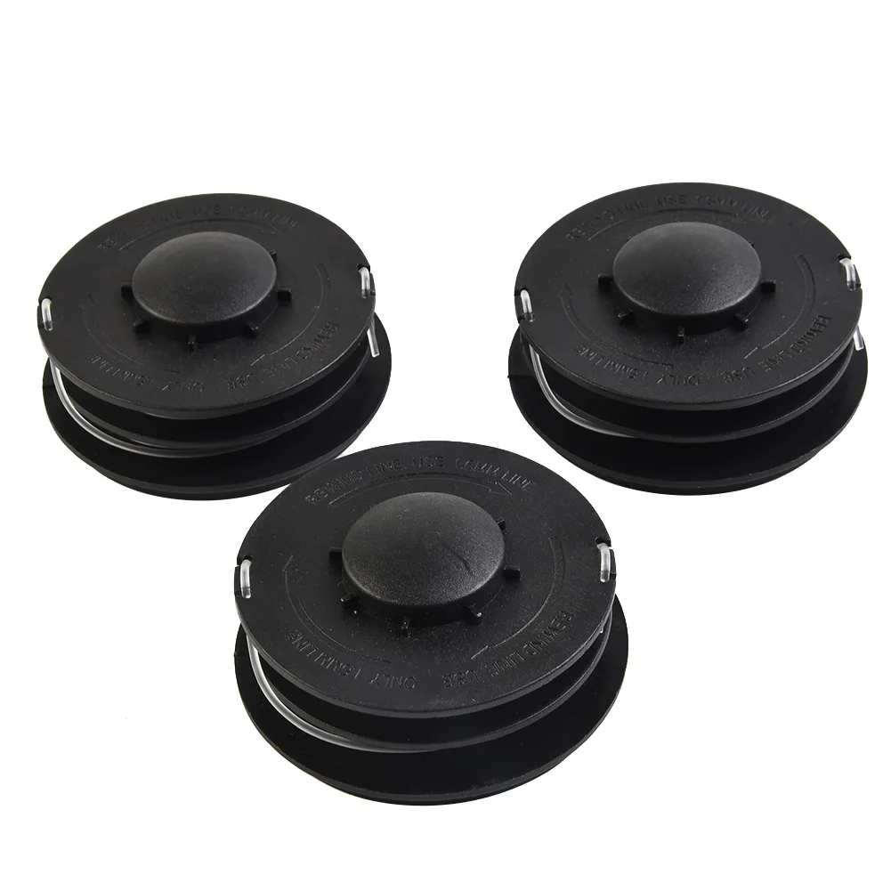 3pcs Nylon Line Replacement Trimmer Head for GC ET 4530 RTV 400 RTV 550 RTV 550/1 Compatible Spools for String Trimmer Use