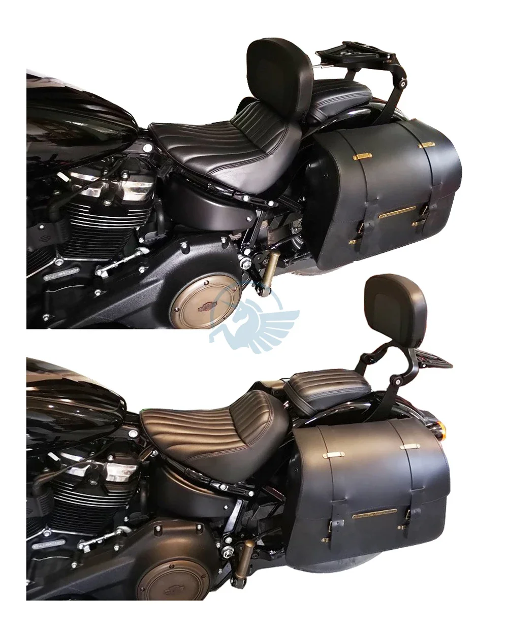Rider Driver Sissybar Passenger Backrest For Indian Scout Bobber 2018-2024 Twenty Sixty Sissy Bar Back Rest