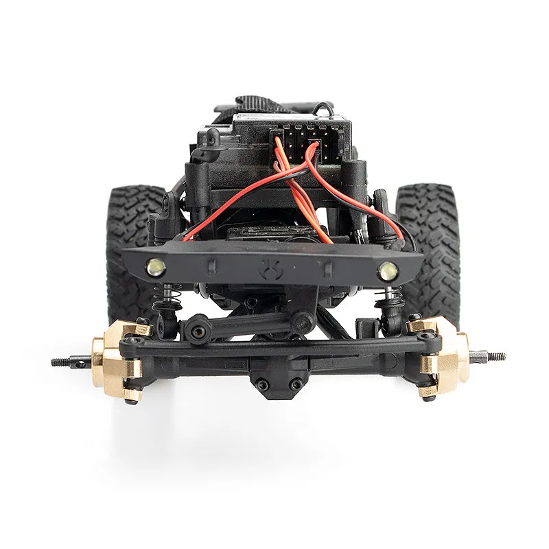 KYX simulation model car Axial SCX24 90081 C10 metal steering cup copper rotor counterweight