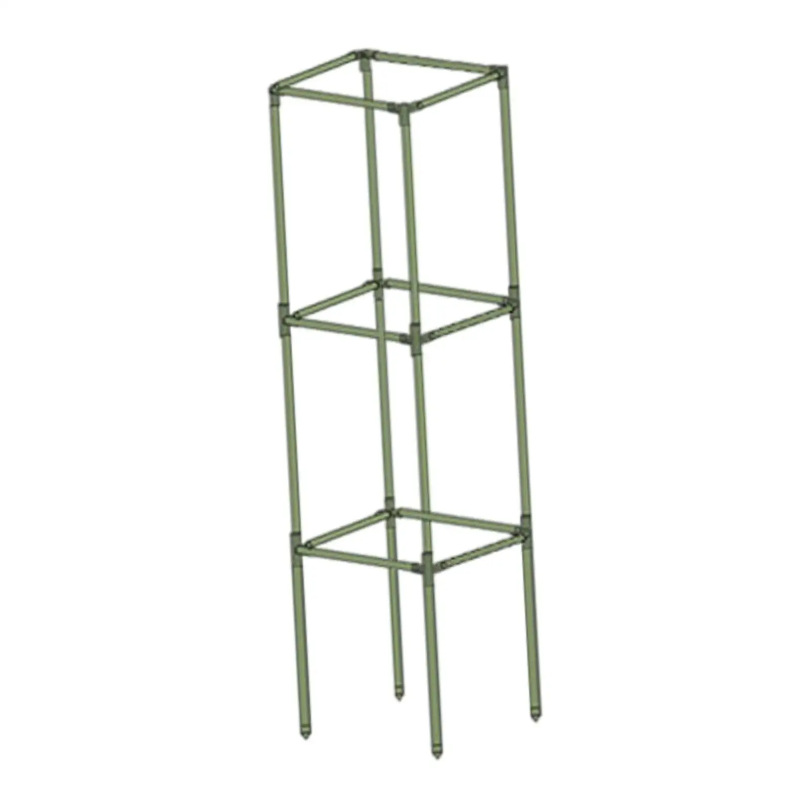 Square Tomato Cage Plant Climbing Rack Plant Support Stable Multipurpose Climbing Plant Support Stand Bean for Peas