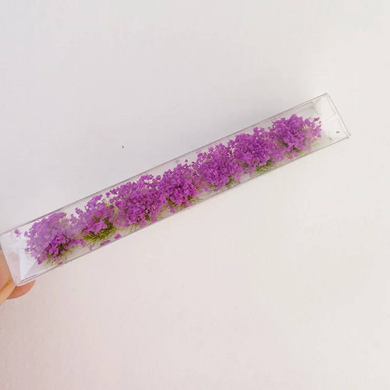 7 szt./pudełko Miniaturowy Zestaw Modelowy Kwiatów i Trawy DIY Budowanie Ogrodu Piaskownica Układ Sceny Materiały Akcesoria do Dioramy