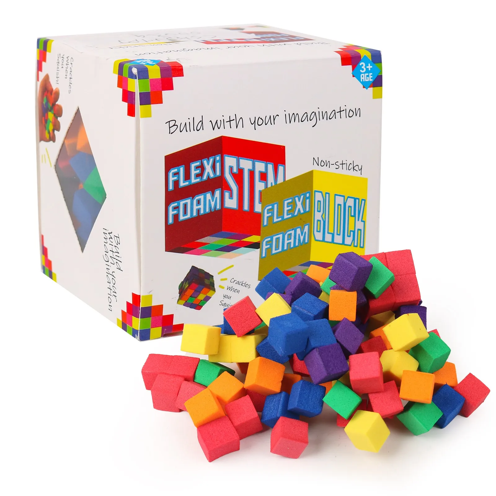 Kreatywne zabawne miękkie gumowe klocki do budowy dla chłopców i dziewcząt do lepkich zabawek edukacyjnych dla dzieci dla rodziców i dzieci