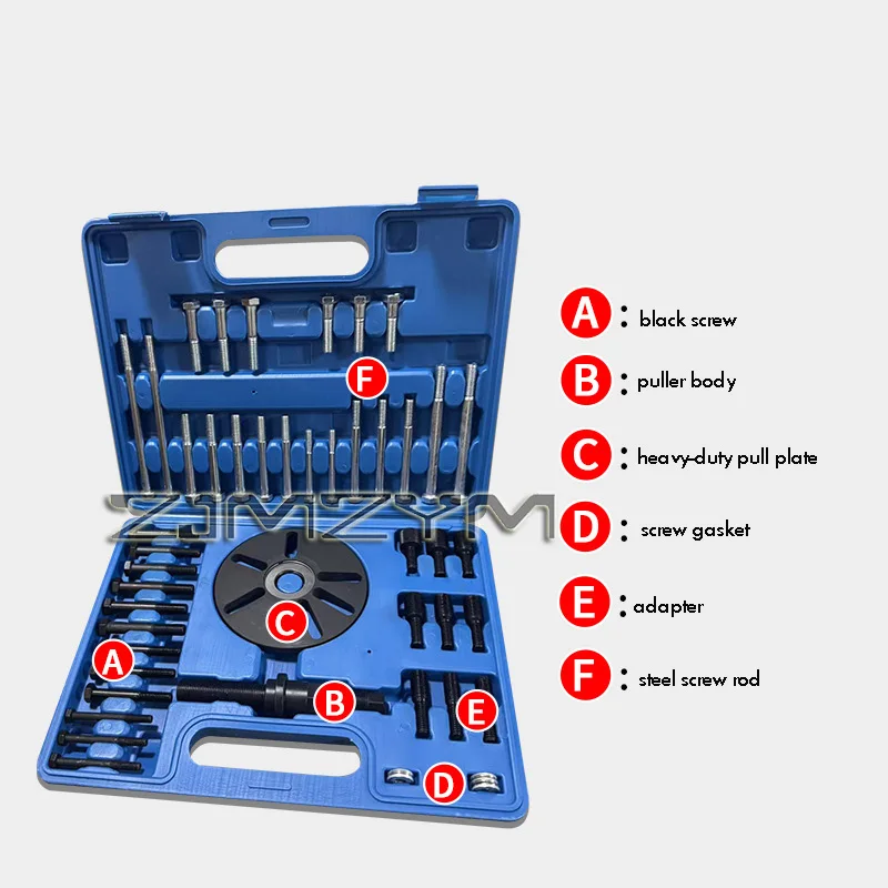48Pcs/Set Crankshaft Belt Pulley Disassembly Tool,Timing Belt Pulley Installation And Removal Tool Applicable for Buick Regal