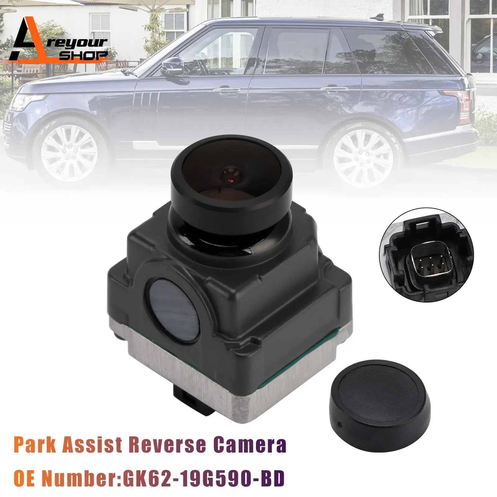 Areyourshop Park Assist Reverse Camera GK62-19G590-BD for Range Rover Sport Vogue Evoque Jaguar