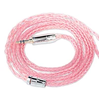 KBEAR ST18 5N Cable mejorado de auriculares chapado en plata de cobre sin oxígeno de alta pureza con componentes metálicos de cobre galvanizado