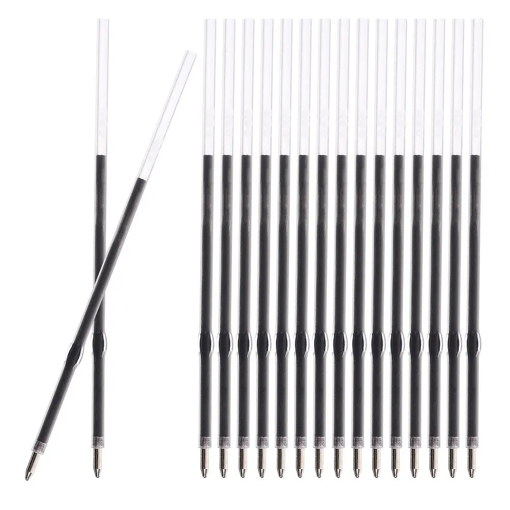 

300 шт. сменных стержней для ручек с синими чернилами, 0,7 мм, тонкий наконечник, для шариковых ручек с кнопочным механизмом, для плавного письма, офисные и школьные принадлежности