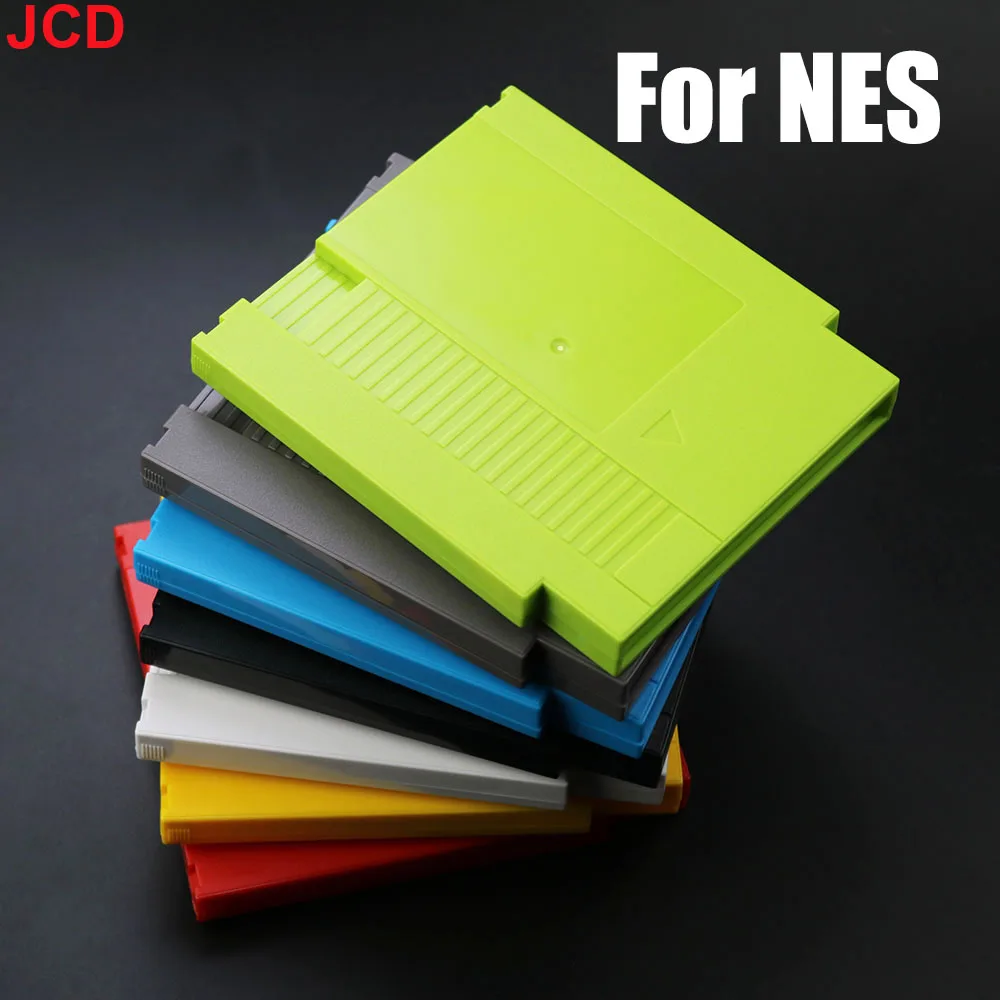 JCD 1pcs 72 Pin Game Card Shell Game Cartridge Replacement Shell For NES Cover Plastic Case with 3 screws