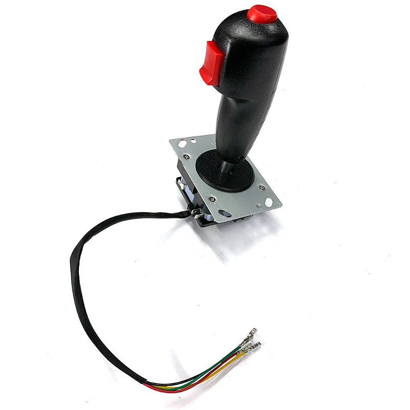 Arcade flight yoke stick 8 way joystick with two trigger top fire arcade joystick for flying game Raiden 4