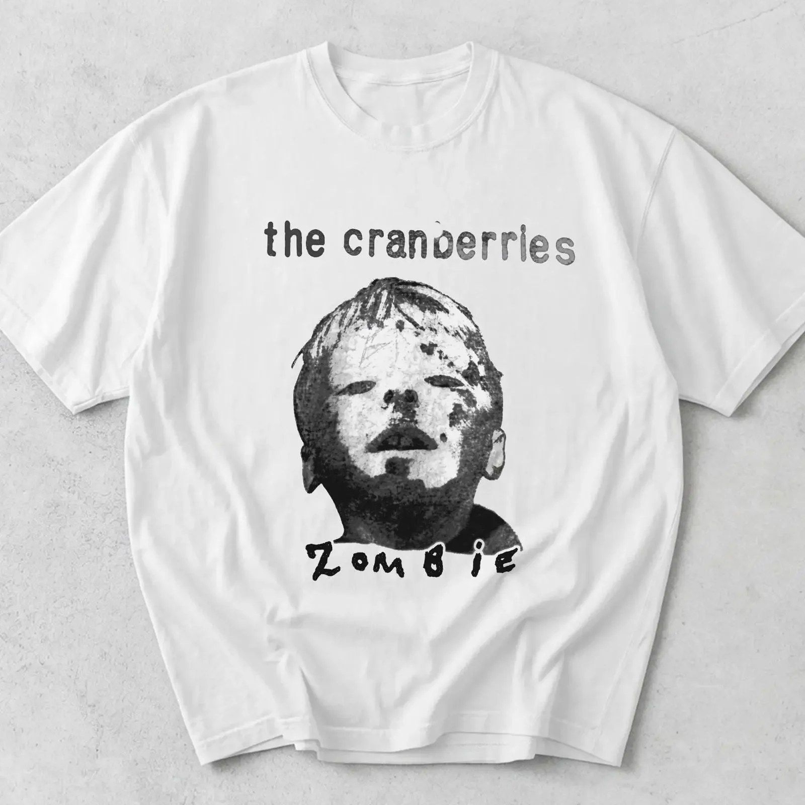 The Cranberries Zombie Vintage Band T Shirt Rock Music for Alternative Fans vintage Washed Soft designer clothes Stylish