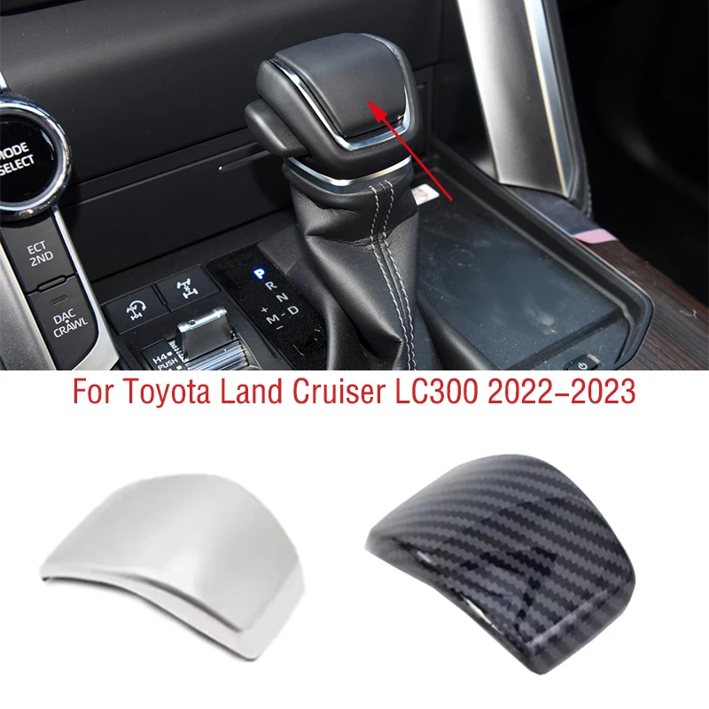 

For Toyota Land Cruiser 300 LC300 2022 2023 Automatic Gear Shift Knob Handball Lever Shifter Head Protective Sticker Cover Cap