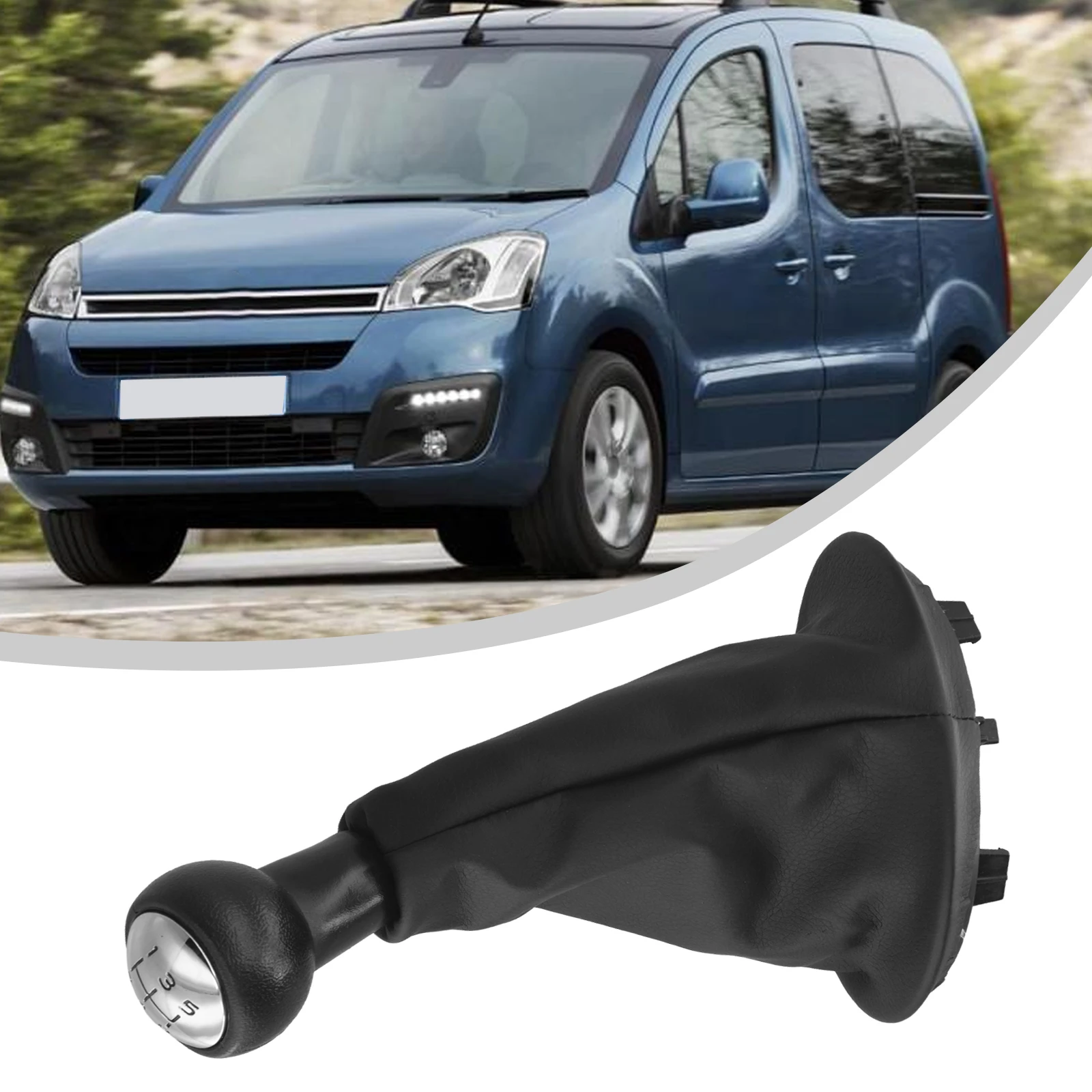 

Комплект ручки переключения передач и пылезащитного чехла для 5-скоростной механической коробки передач Berlingo, эргономичный дизайн для повышенного комфорта вождения