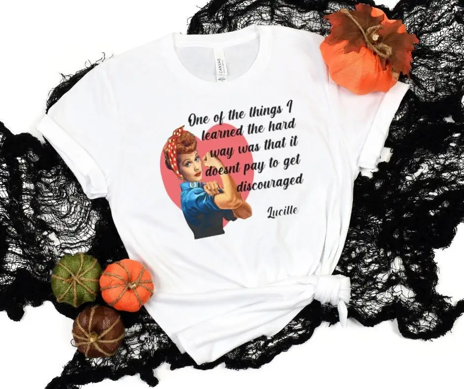 I Love Lucy T Shirt For Mom Ricardo Womens Vintage Lucille Ball You Can Do It