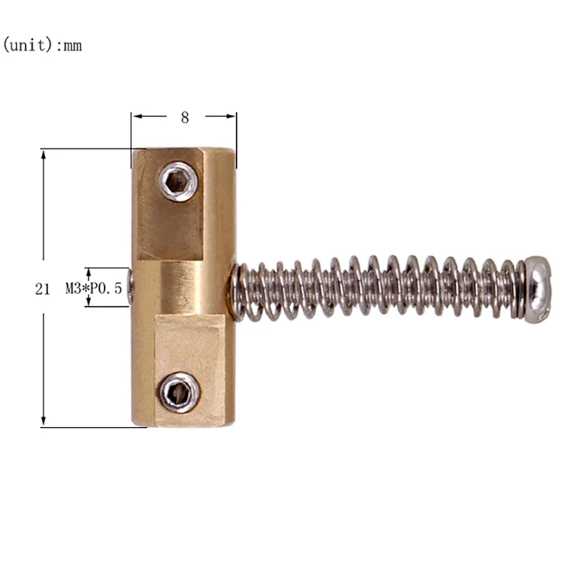 Gitarrenkompensierte Brücke Messingsättel Set 10,8 mm Stil Brückensattel für TL Style 6 Saiten E-Gitarre Teil (3 Stück)