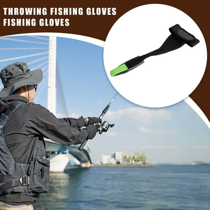 

Casting Gloves For Surf Fishing Professional Fishing Shield Gloves Breathable Sports Gloves Anti-Slip Finger Protector For Men